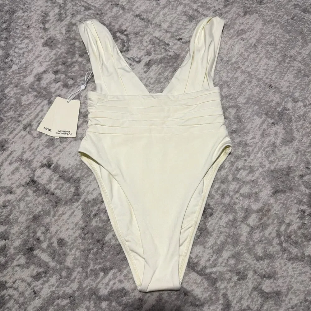 Monday Swimwear FLORENCE ONE PIECE - IVORY S